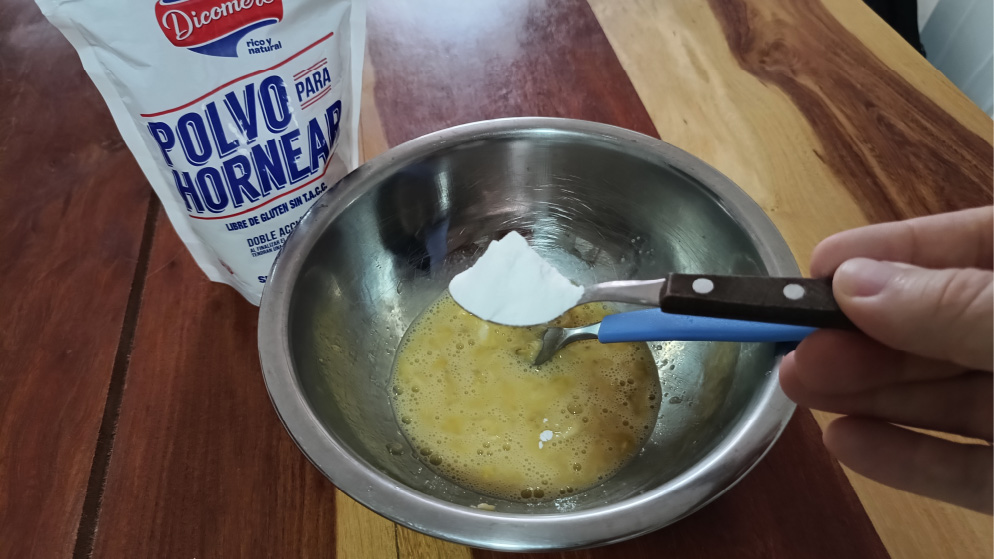Polvo de hornear sin tacc